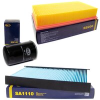 Filter Set Luftfilter SB 206 + Innenraumfilter SA 1110 +...