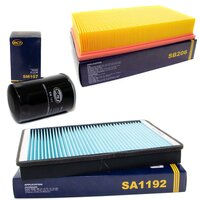 Filter Set Luftfilter SB 206 + Innenraumfilter SA 1192 +...