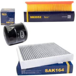 Filter Set Luftfilter SB 2052 + Innenraumfilter SAK 164 + lfilter SM 110