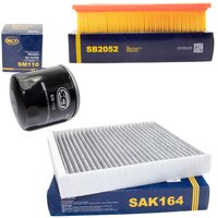 Filter Set Luftfilter SB 2052 + Innenraumfilter SAK 164 +...