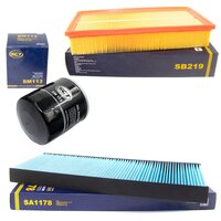 Filter Set Luftfilter SB 219 + Innenraumfilter SA 1178 +...