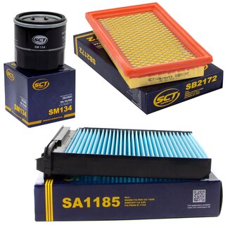 Filter Set Luftfilter SB 2172 + Innenraumfilter SA 1185 + lfilter SM 134