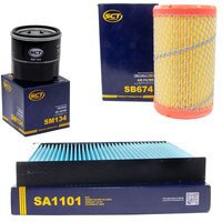 Filter Set Luftfilter SB 674 + Innenraumfilter SA 1101 +...