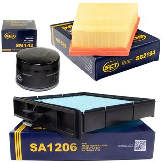 Filter Set Luftfilter SB 2194 + Innenraumfilter SA 1206 + lfilter SM 142