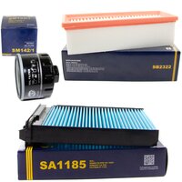 Filter Set Luftfilter SB 2322 + Innenraumfilter SA 1185 +...