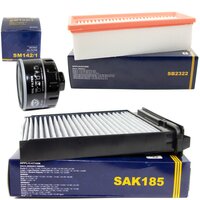 Filter Set Luftfilter SB 2322 + Innenraumfilter SAK 185 +...