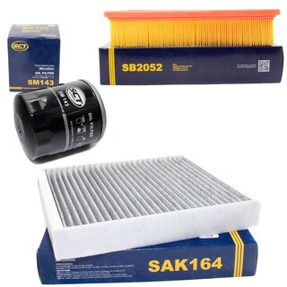 Filter set air filter SB 2188 + cabin air filter SAK 164 + oilfilter SM 143