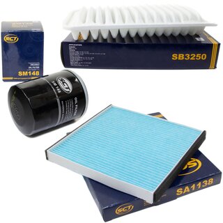 Filter set air filter SB 3250 + cabin air filter SA 1138 + oilfilter SM 148