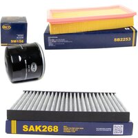 Filter Set Luftfilter SB 2253 + Innenraumfilter SAK 268 +...