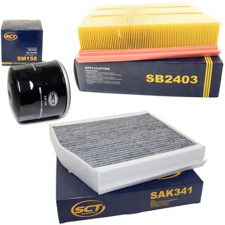 Filter set air filter SB 2403 + cabin air filter SAK 341 + oilfilter SM 158