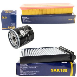 Filter Set Luftfilter SB 2179 + Innenraumfilter SAK 185 + lfilter SM 832
