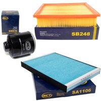 Filter Set Luftfilter SB 248 + Innenraumfilter SA 1106 +...