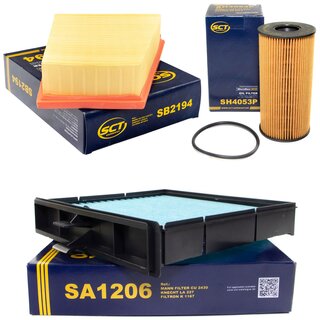 Filter Set Luftfilter SB 2194 + Innenraumfilter SA 1206 + lfilter SH 4053 P