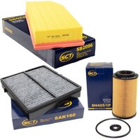 Filter Set Luftfilter SB 2096 + Innenraumfilter SAK 160 +...