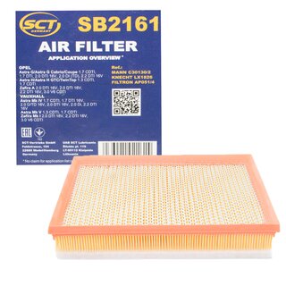 Filter set air filter SB 2161 + cabin air filter SA 1126 + oilfilter SH 4794 P