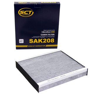 Filter Set Luftfilter SB 2175 + Innenraumfilter SAK 208 + lfilter SM 106