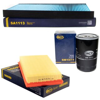 Filter Set Luftfilter SB 995 + Innenraumfilter SA 1113 + lfilter SM 107/1