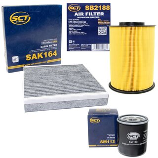 Filter Set Luftfilter SB 2188 + Innenraumfilter SAK 164 + lfilter SM 113
