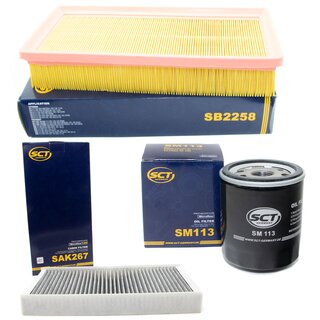 Filter set air filter SB 2258 + cabin air filter SAK 267 + oilfilter SM 113