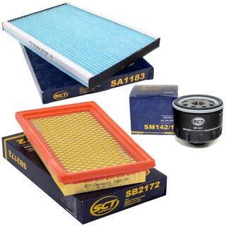 Filter Set Luftfilter SB 2172 + Innenraumfilter SA 1183 + lfilter SM 142/1