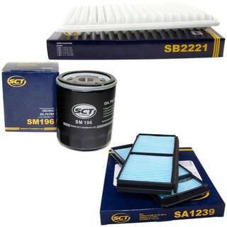 Filter set air filter SB 2221 + cabin air filter SA 1239 + oilfilter SM 196
