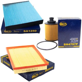 Filter set air filter SB 2015 + cabin air filter SA 1250 + oilfilter SH 4797 P