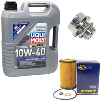Motorl Set 10W-40 5 Liter + lfilter SH 4061 P +...