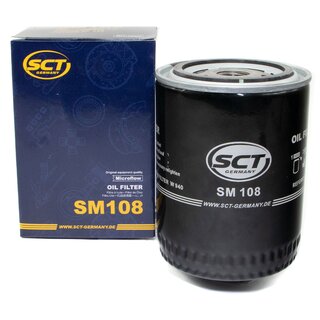 Motorl Set 10W-40 5 Liter + lfilter SM 108 + lablassschraube 03272