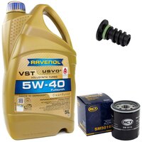 Engine Oil Set 5W-40 5 liters + Oilfilter SCT SM 5016 +...