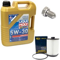 Engine Oil Set 5W-30 5 liters + Oilfilter SCT SH 4091 L +...
