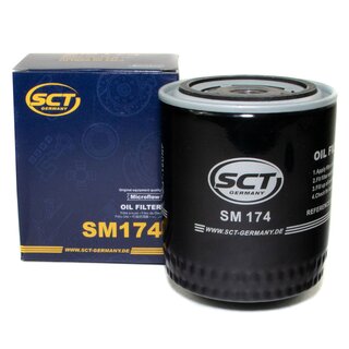 Motorl Set 5W-30 5 Liter + lfilter SM 174 + lablassschraube 15374
