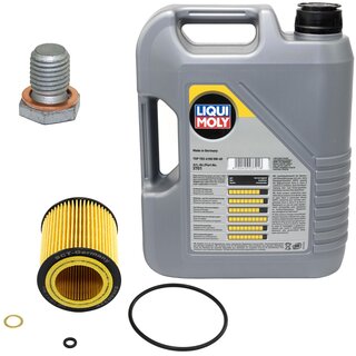 Engine Oil Set 5W-40 5 liters + Oilfilter SCT SH 4032 P + Oildrainplug 100551