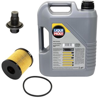 Engine Oil Set 5W-40 5 liters + Oilfilter SCT SH 4035 P + Oildrainplug 21096