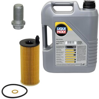 Engine Oil Set 5W-40 5 liters + Oilfilter SCT SH 4076 P + Oildrainplug 08277