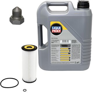 Engine Oil Set 5W-40 5 liters + Oilfilter SCT SH 420 L + Oildrainplug 03272