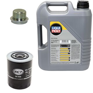 Engine Oil Set 5W-40 5 liters + Oilfilter SCT SK 809 + Oildrainplug 37944