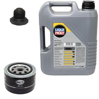 Engine Oil Set 5W-40 5 liters + Oilfilter SCT SM 101 + Oildrainplug 48877