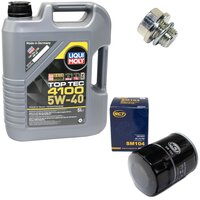 Engine Oil Set 5W-40 5 liters + Oilfilter SCT SM 104 +...