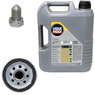 Motorl Set 5W-40 5 Liter + lfilter SM 5092 + lablassschraube 48871
