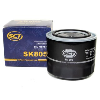 Engine Oil Set 5W-30 5 liters + Oilfilter SCT SK 805 + Oildrainplug 04572