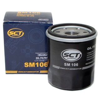 Engine Oil Set 5W-30 5 liters + Oilfilter SCT SM 106 + Oildrainplug 30264