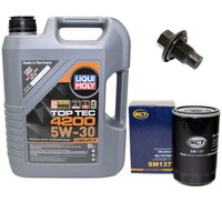 Engine Oil Set 5W-30 5 liters + Oilfilter SCT SM 137 +...