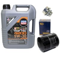 Engine Oil Set 5W-30 5 liters + Oilfilter SCT SM 5091 +...