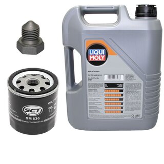 Engine Oil Set 5W-30 5 liters + Oilfilter SCT SM 836 + Oildrainplug 03272
