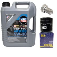 Engine Oil Set 5W-30 5 liters + Oilfilter SCT SM 5092 +...