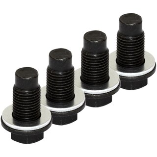 Oil drain plug FEBI 172445 M12 x 1,25 mm  with sealing ring set 4 pieces