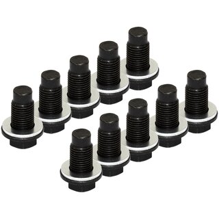 Oil drain plug FEBI 172445 M12 x 1,25 mm  with sealing ring set 10 pieces