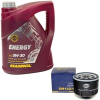 Motor oil set of Engineoil Engine Oil MANNOL Energy 5W-30...
