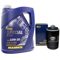 Motorl Set 10W-30 5 Liter + lfilter SM 5086
