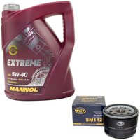 Motor oil set of Engineoil Engine oil MANNOL Extreme...